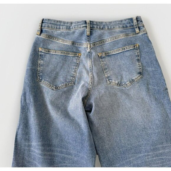 Boden Denim Jeans Wide Leg Size 6 Womens Pants High Rise Mom Jean Blue - Picture 8 of 8